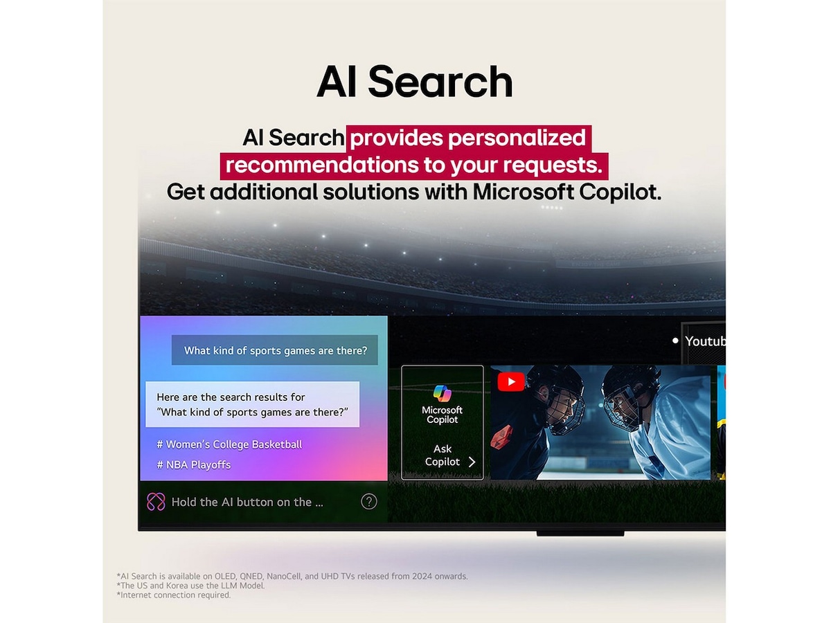 LG 86'' NANO81 NanoCell AI 4K Smart TV (2025) Över 80 tums TV