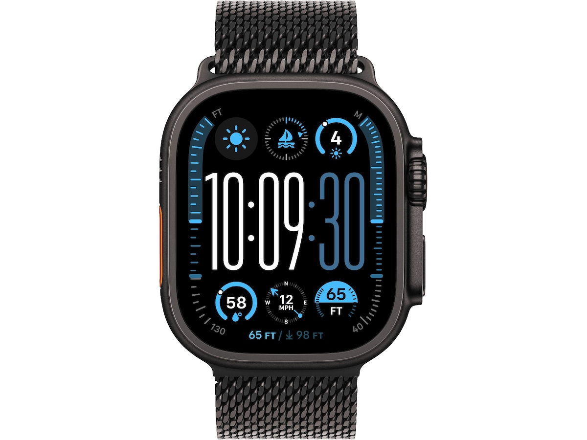 Apple Watch 49mm titan Milanese Loop (svart) -B-Grade Demo tillbehör till mobiler & smartwatches