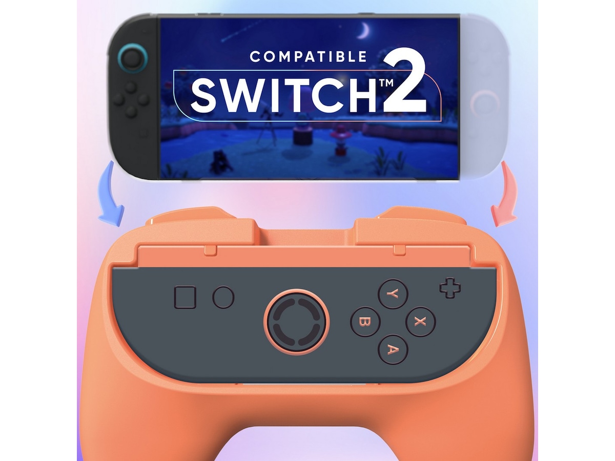 Oniverse Nintendo Switch 2 ergonomiska grepp (2-pack) Tillbehör till spelkonsoler