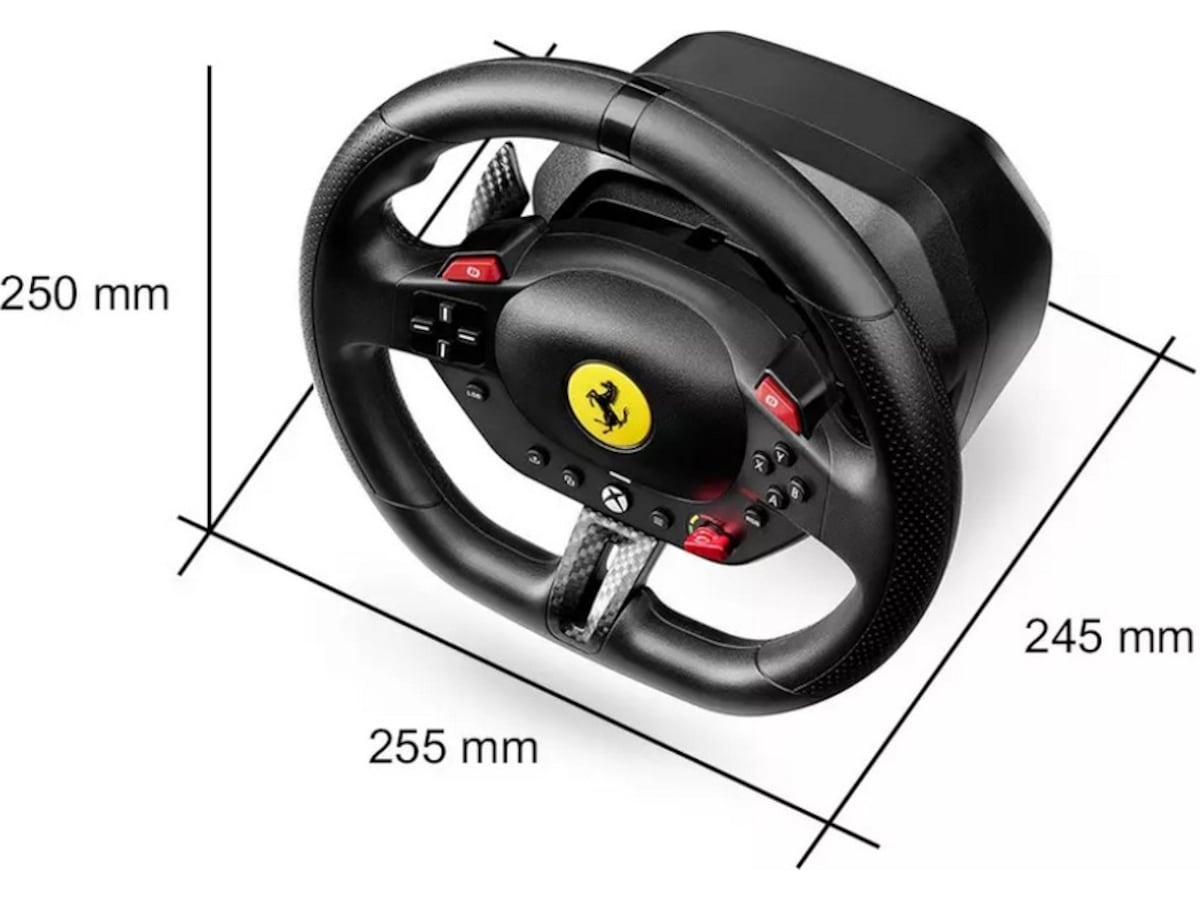 Thrustmaster T98-X Ferrari 296 GTS Racing Wheel Ratt och pedaler