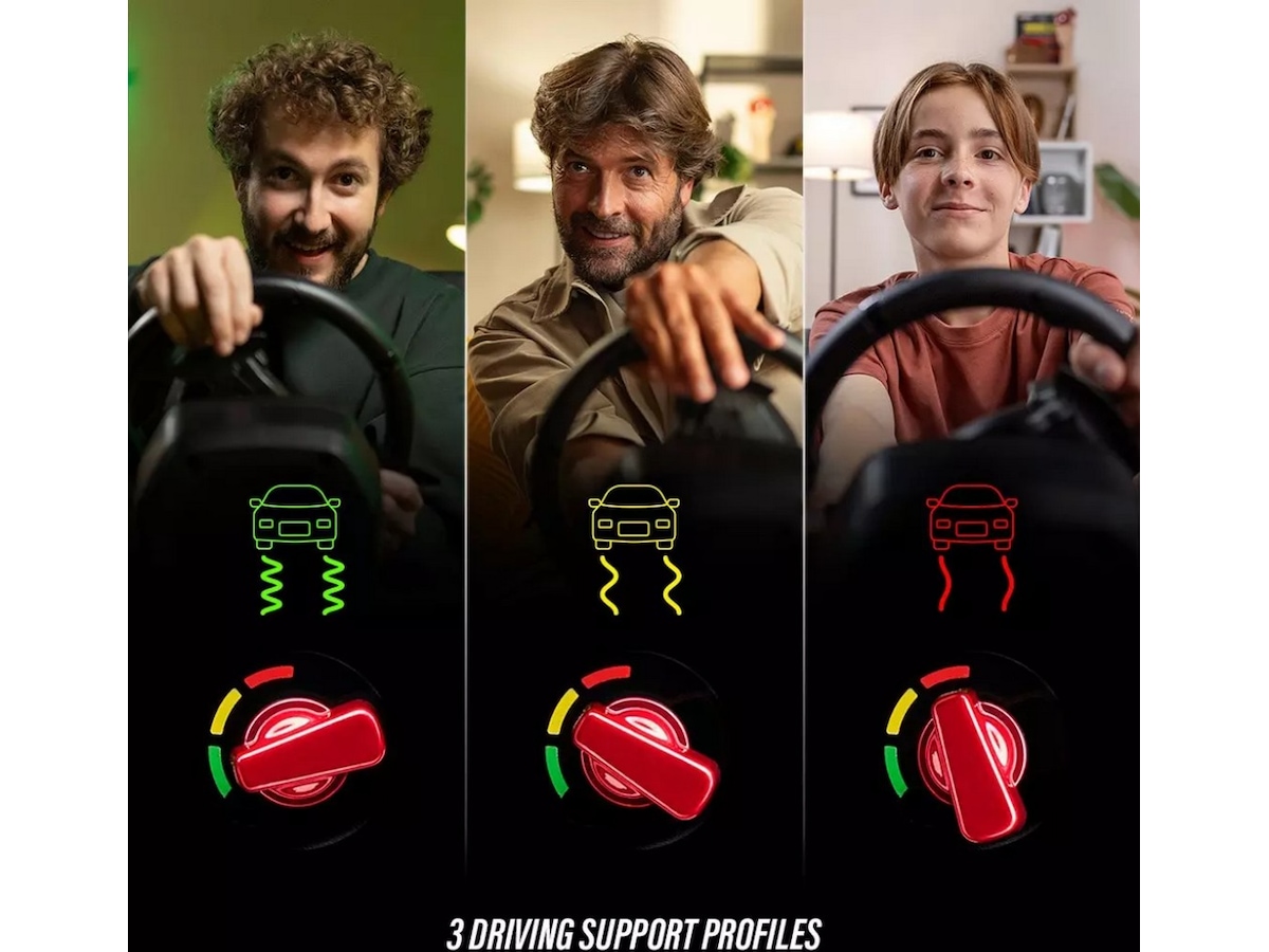 Thrustmaster T98-X Ferrari 296 GTS Racing Wheel Ratt och pedaler