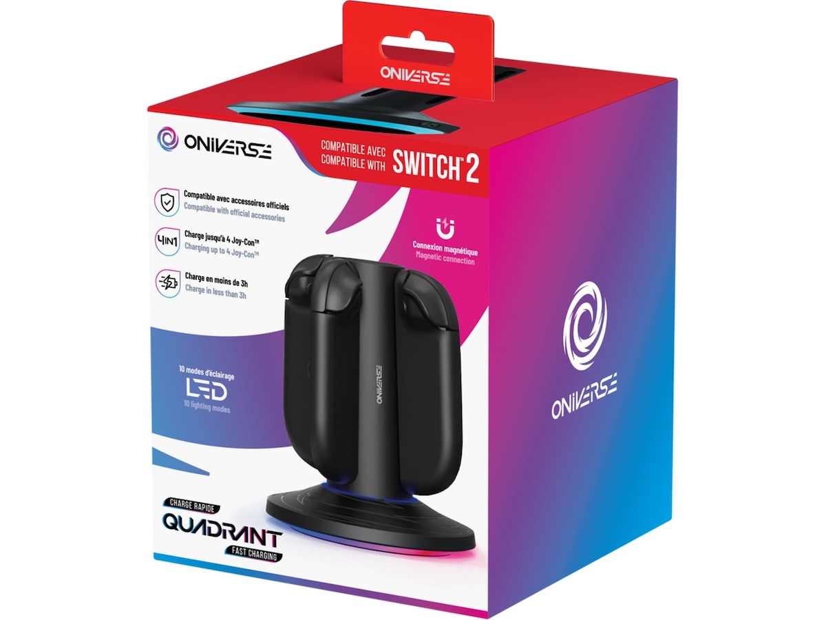 Oniverse Nintendo Switch 2 4 Joy-con laddningsdocka Tillbehör till spelkonsoler