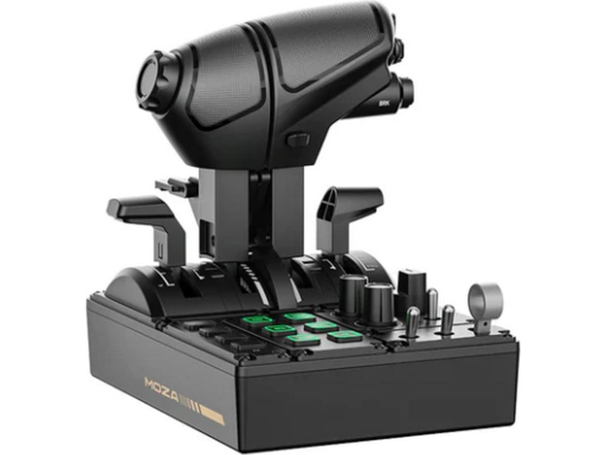 MOZA MTQ Throttle Quadrant Ratt och pedaler