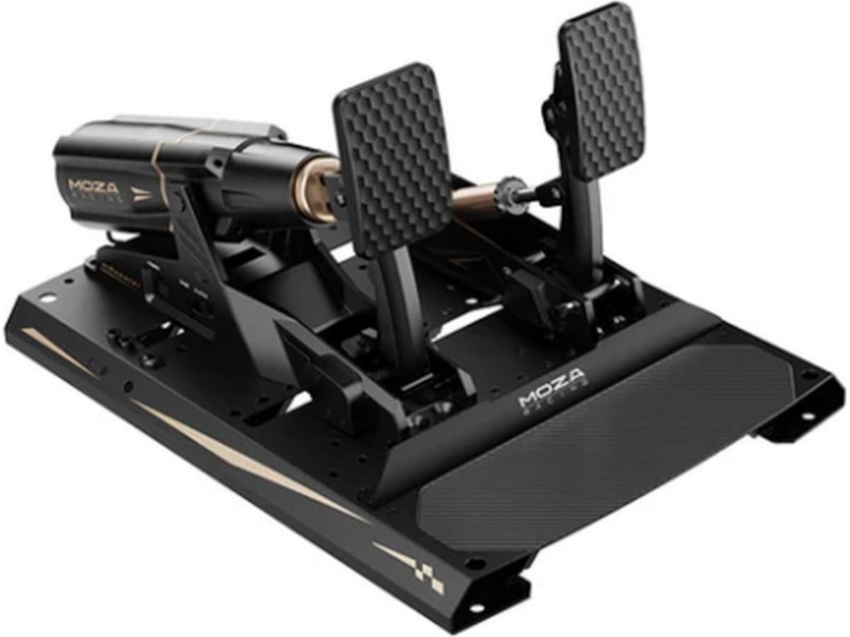 MOZA mBooster Active Pedal Set (med CRP2-gas) Ratt och pedaler