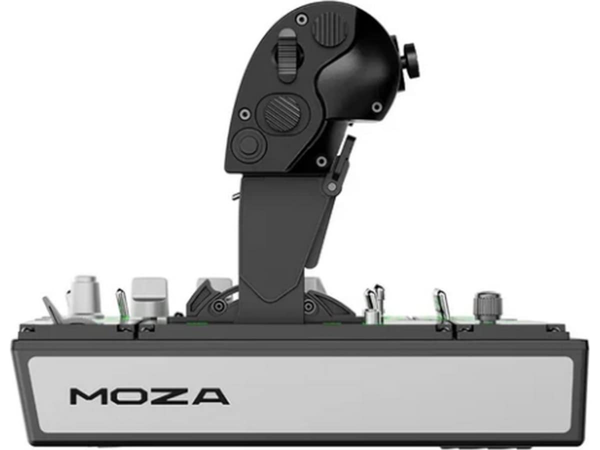 MOZA MTP Flight Throttle Ratt och pedaler
