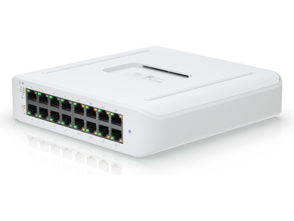 Ubiquiti UniFi Switch Lite 16 PoE Switchar