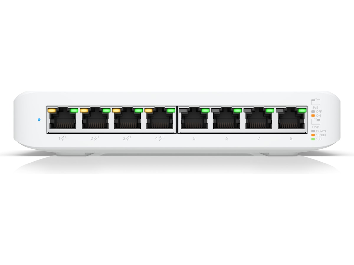 Ubiquiti UniFi Switch Lite 8 PoE Switchar