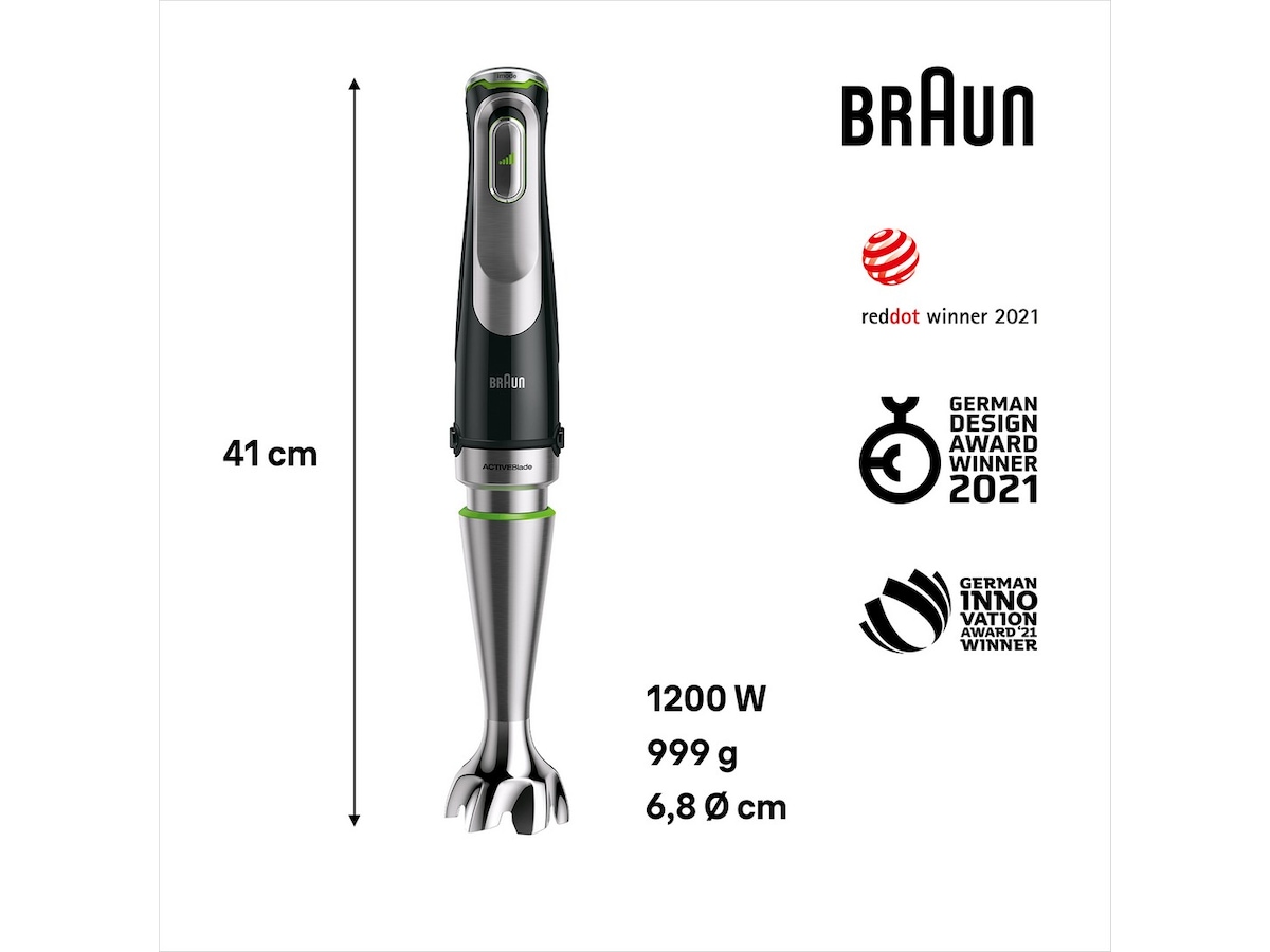 Braun MQ9135XI MultiQuick 9 Stavmixer Stavmixers & elvispar