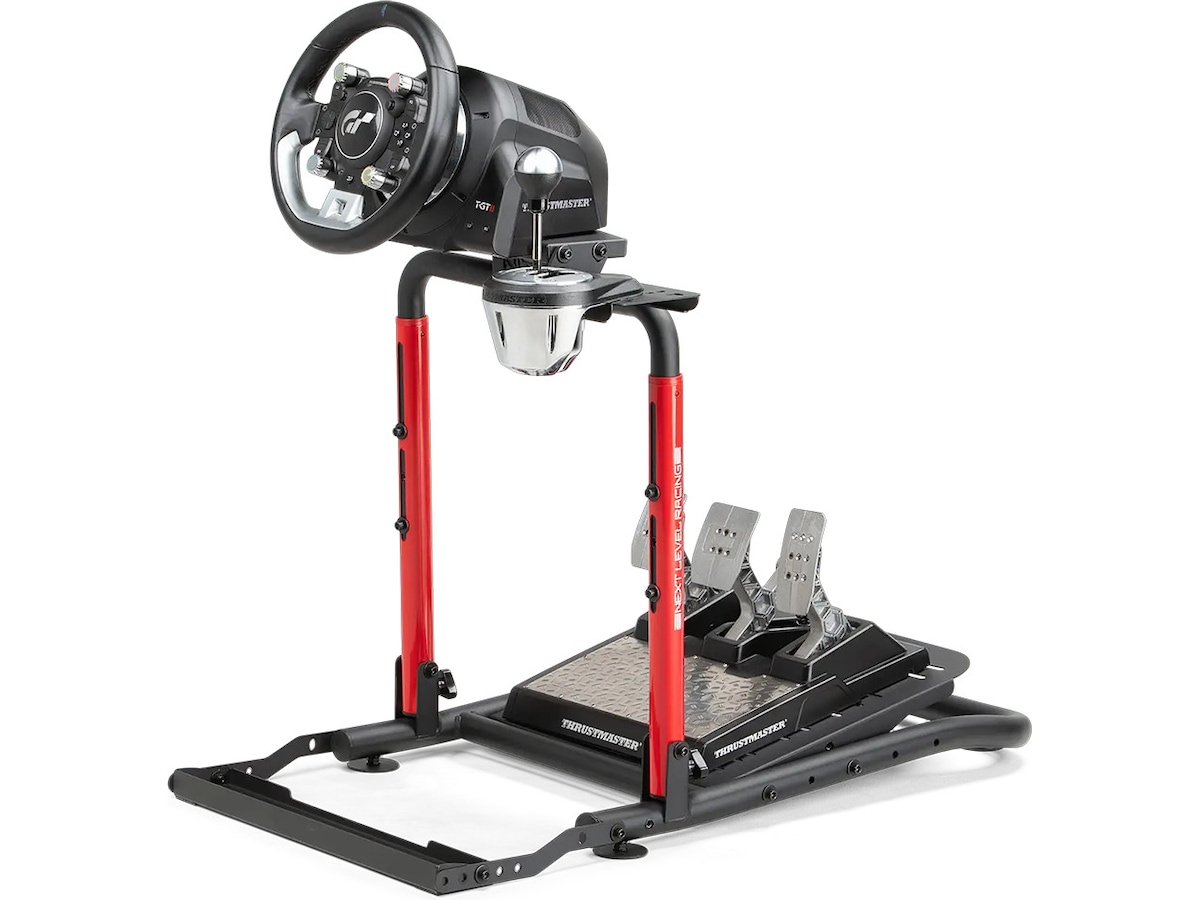 Next Level Racing Wheel Stand Lite 2.0–simstativ kompakt, uppgraderbar Ratt och pedaler