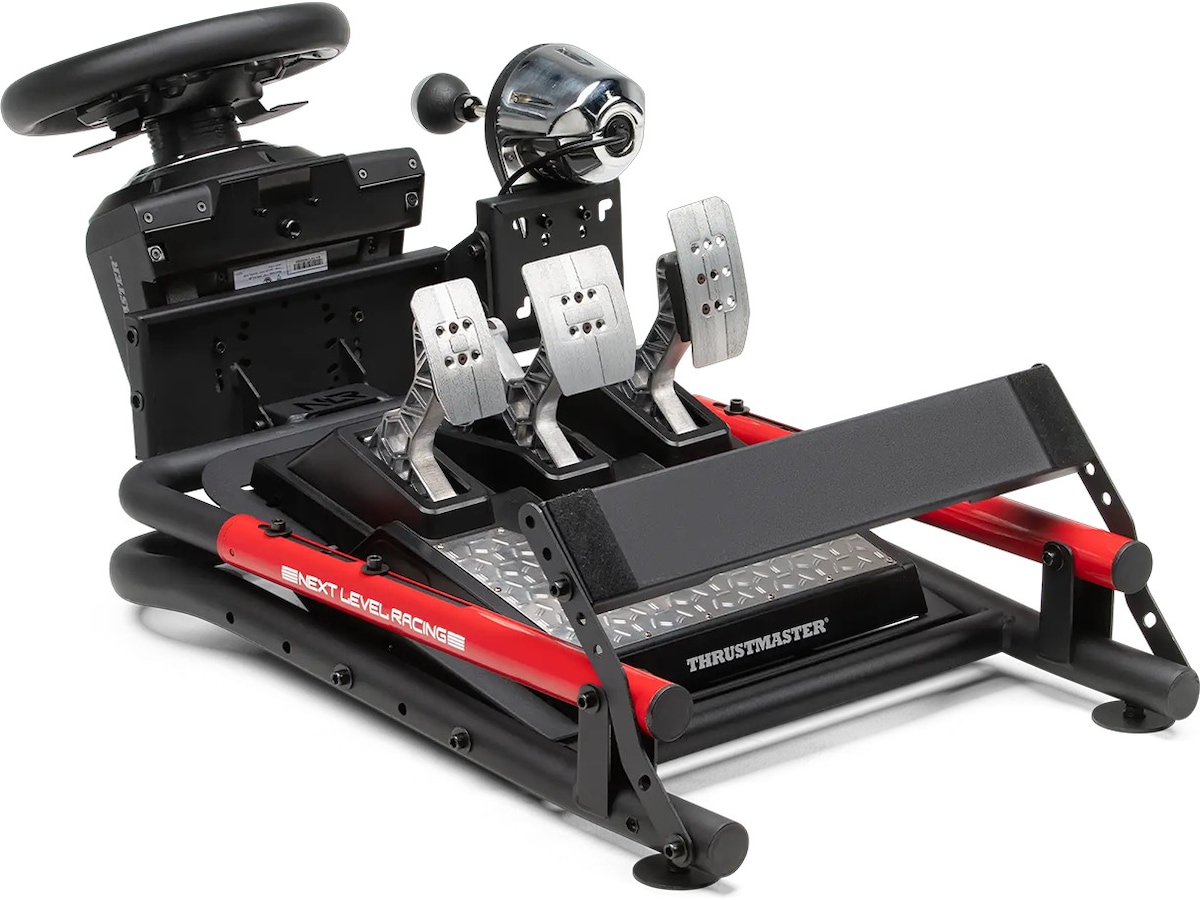 Next Level Racing Wheel Stand Lite 2.0–simstativ kompakt, uppgraderbar Ratt och pedaler