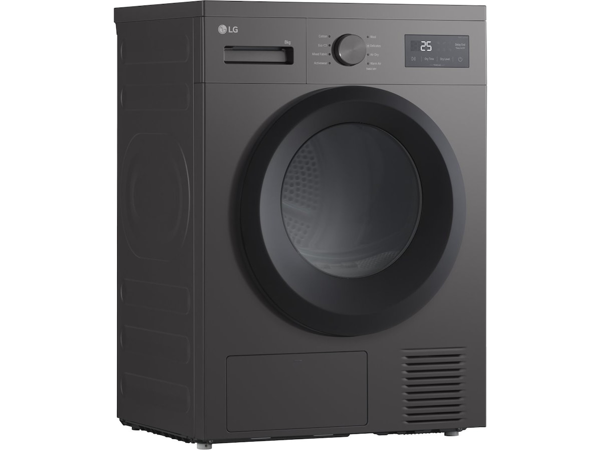 LG F4A1009NDK tvättmaskin (mörk silver) + torktumlare Tvättmaskin