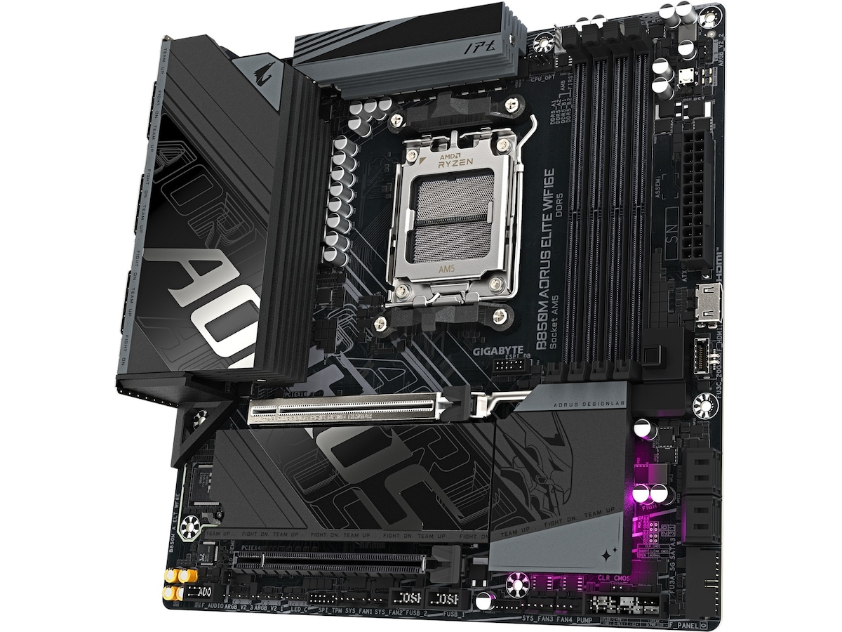 Gigabyte B850M AORUS ELITE WIFI6E Moderkort AMD Socket