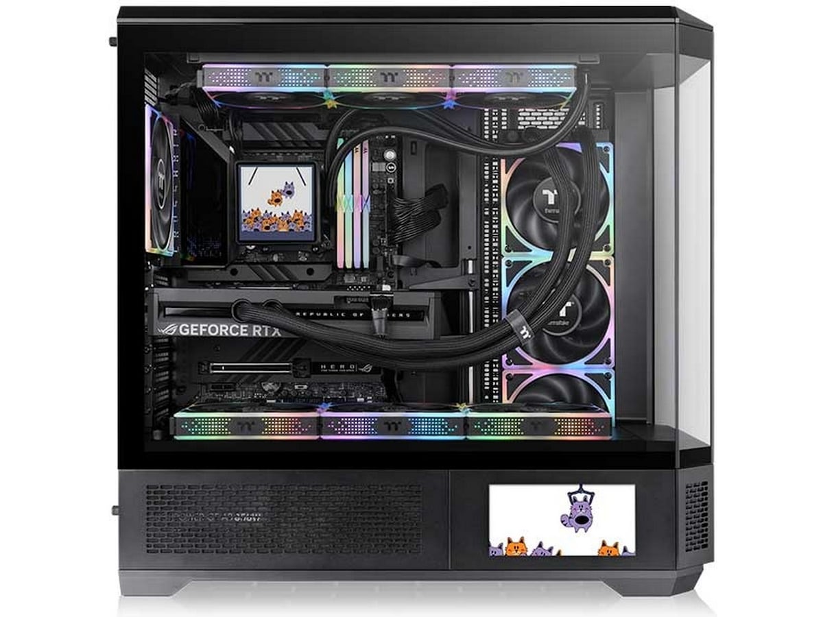 Thermaltake 6,0" LCD-panelkit för View 600 TG (svart) Tillbehör