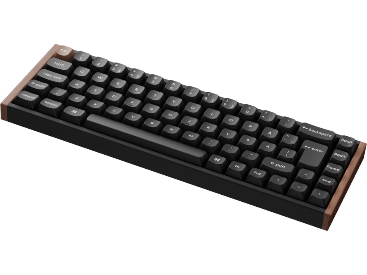 Keychron K6 HE SE trådlöst gamingtangentbord (trä/svart) Gamingtangentbord