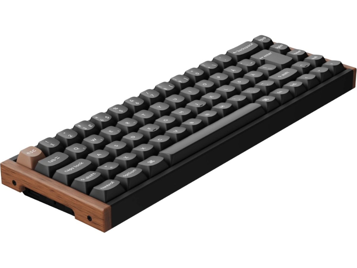 Keychron K6 HE SE trådlöst gamingtangentbord (trä/svart) Gamingtangentbord
