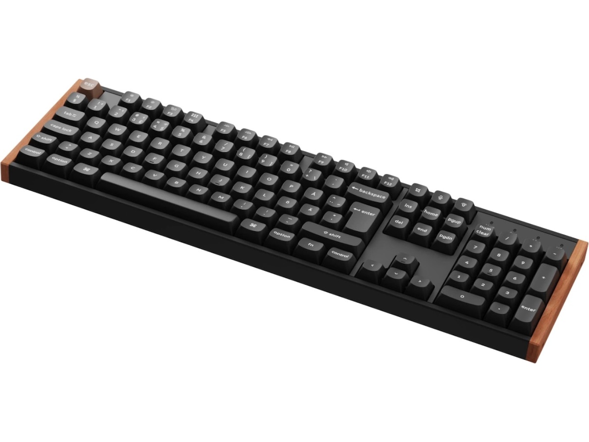 Keychron K10 HE SE Trådlöst gamingtangentbord (trä/svart) Gamingtangentbord