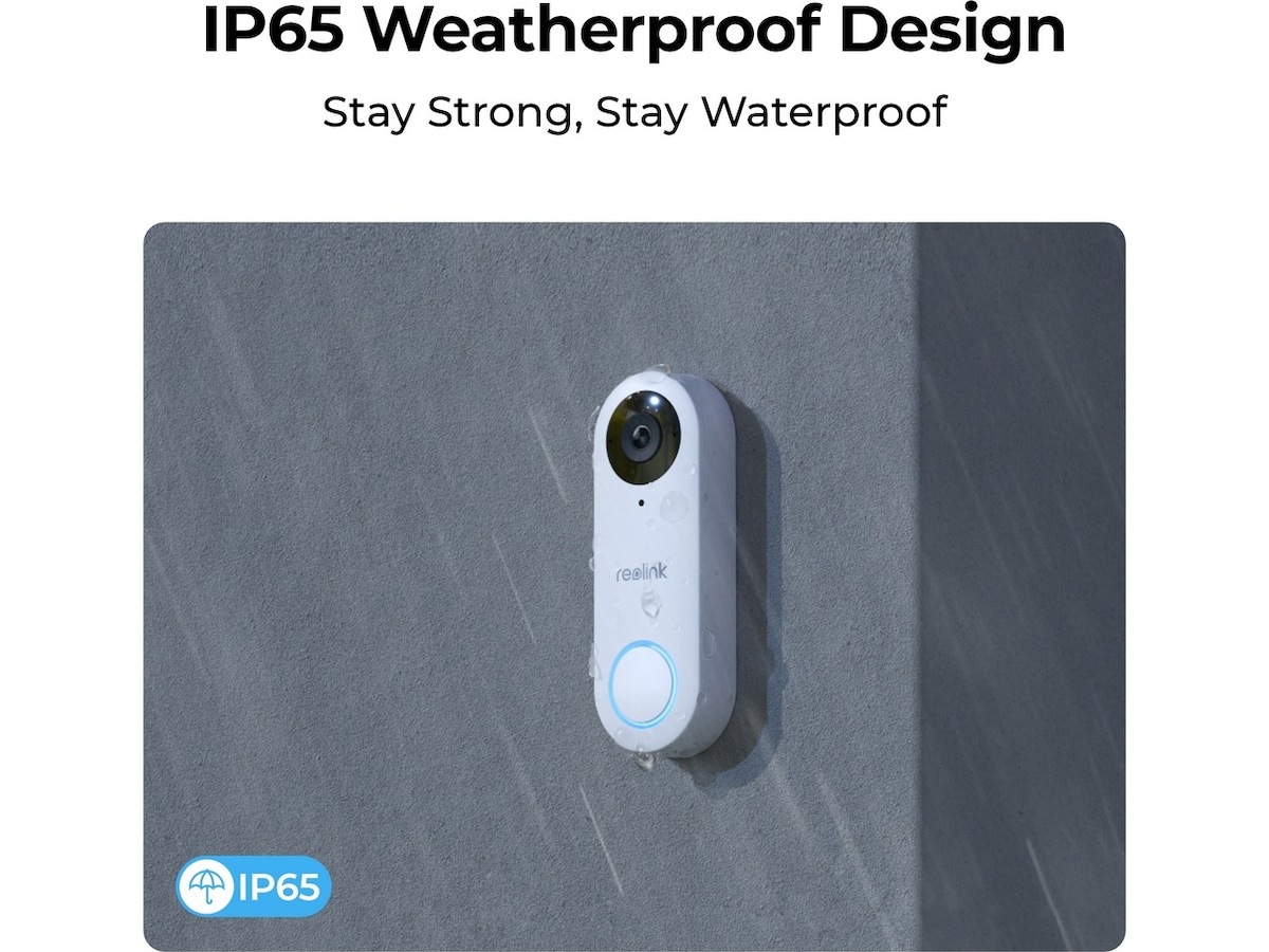 Reolink Video Doorbell WiFi (svart) Ringklockor