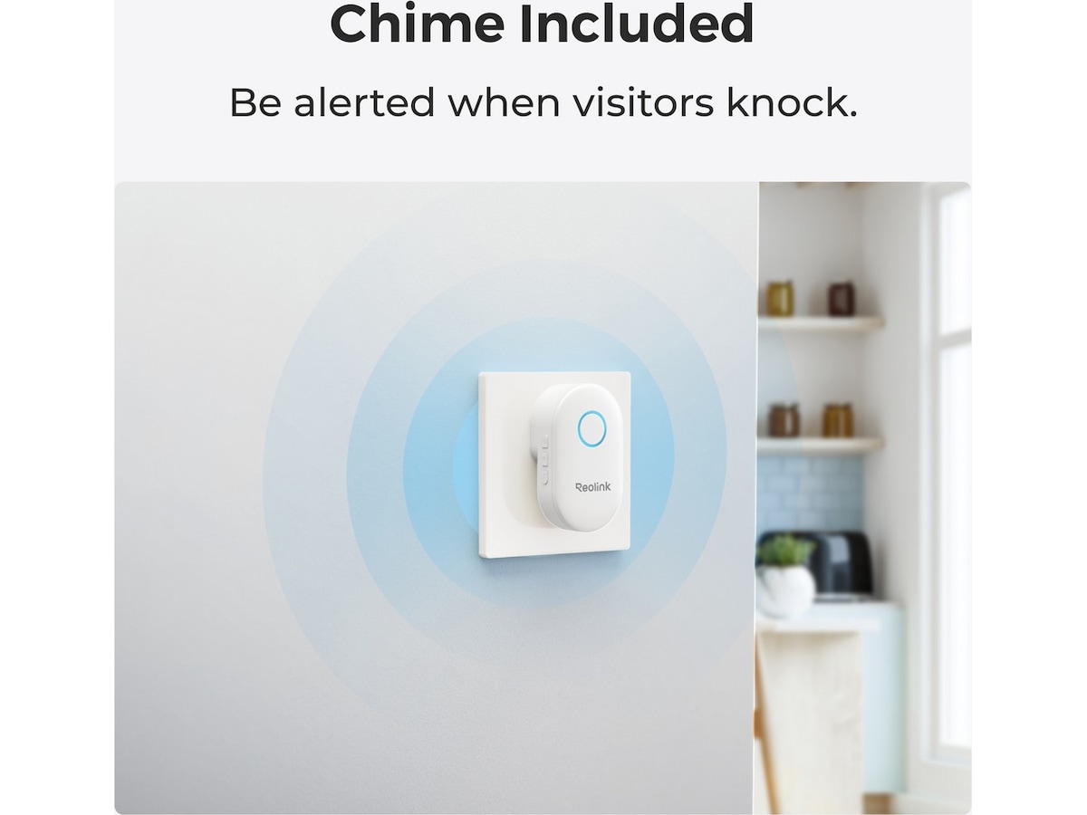 Reolink Video Doorbell WiFi (svart) Ringklockor