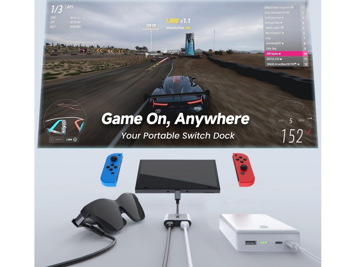 XREAL Hub USB-strömhubb XR/AR-tillbehör