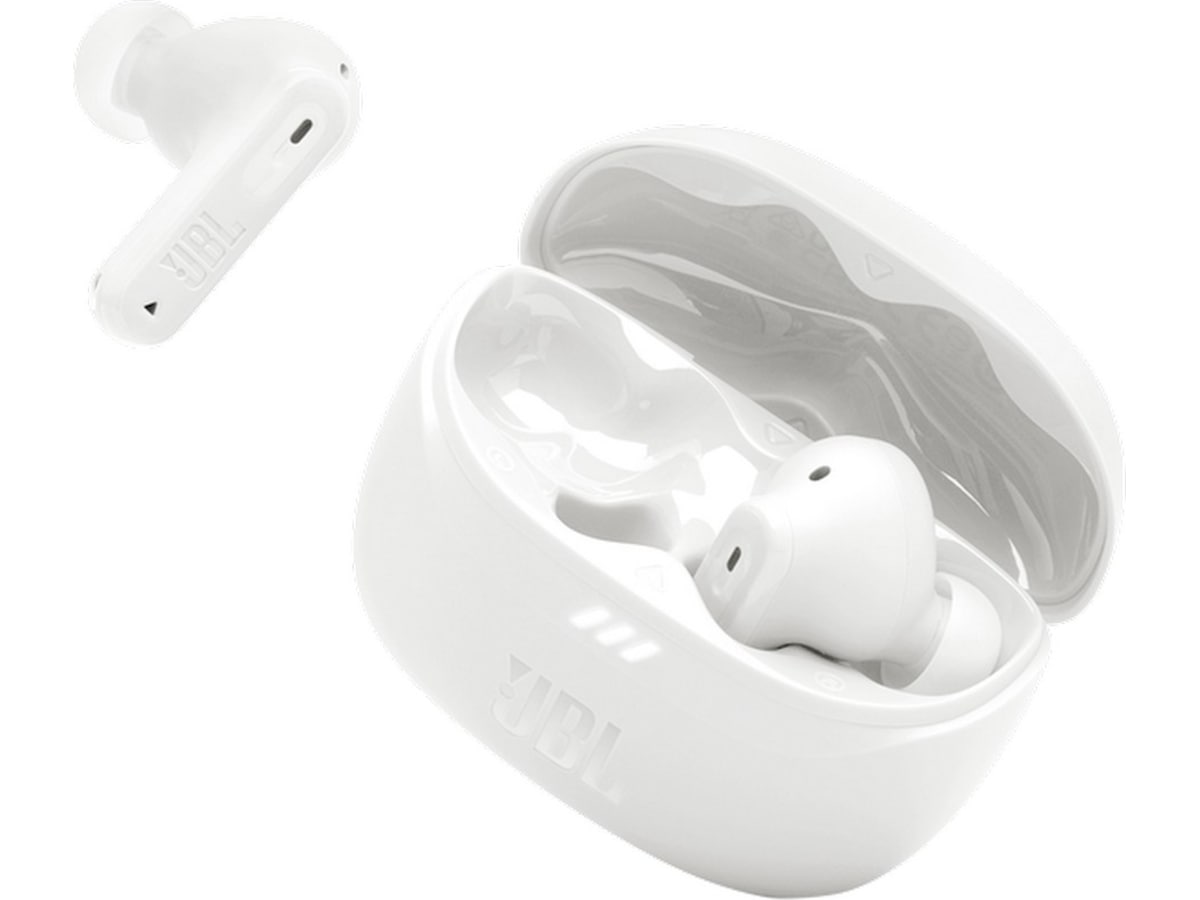 JBL Tune Beam 2 Trådlösa öronproppar (vit) In-ear hörlurar
