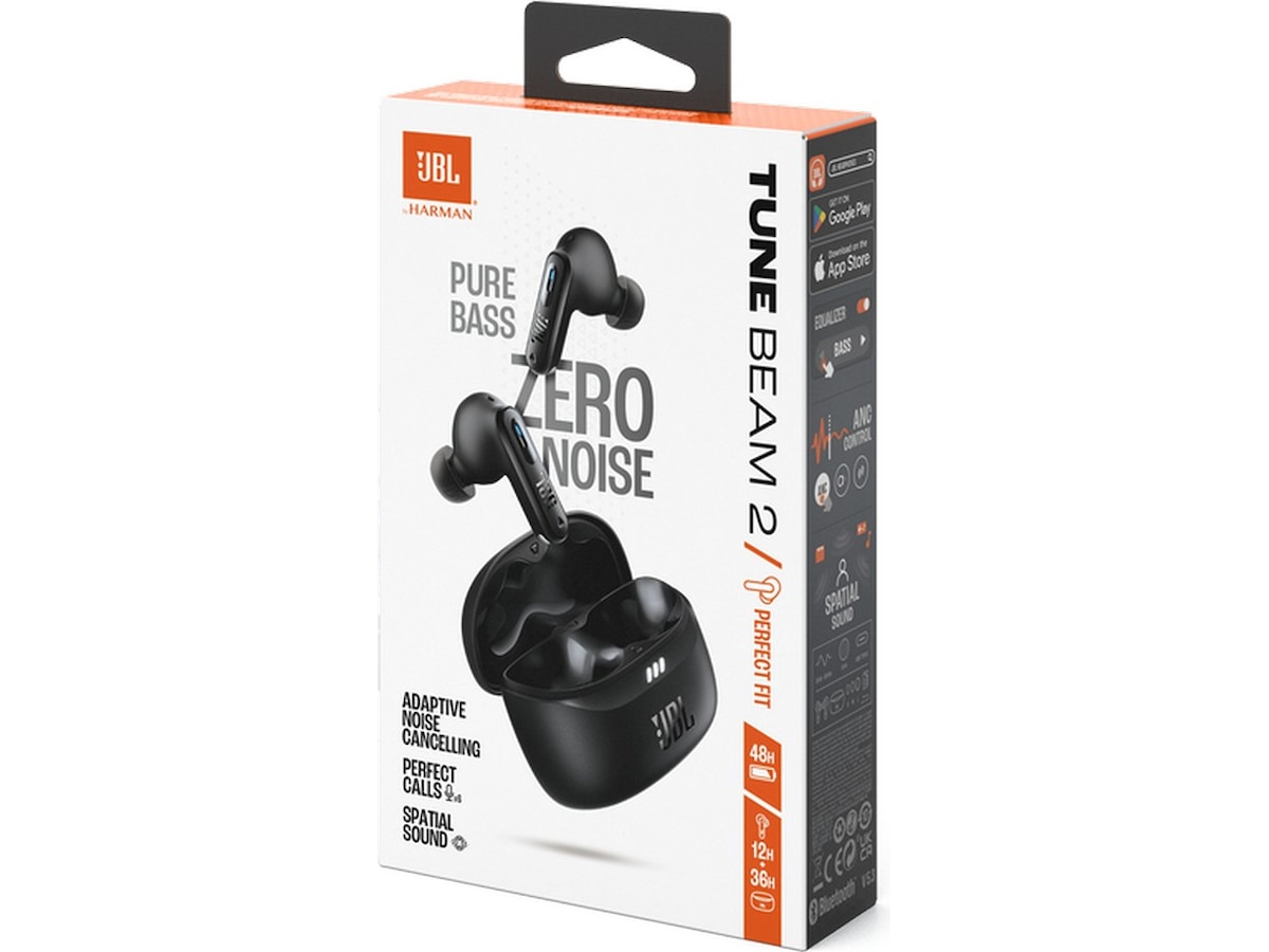 JBL Tune Beam 2 Trådlösa öronproppar (svart) In-ear hörlurar
