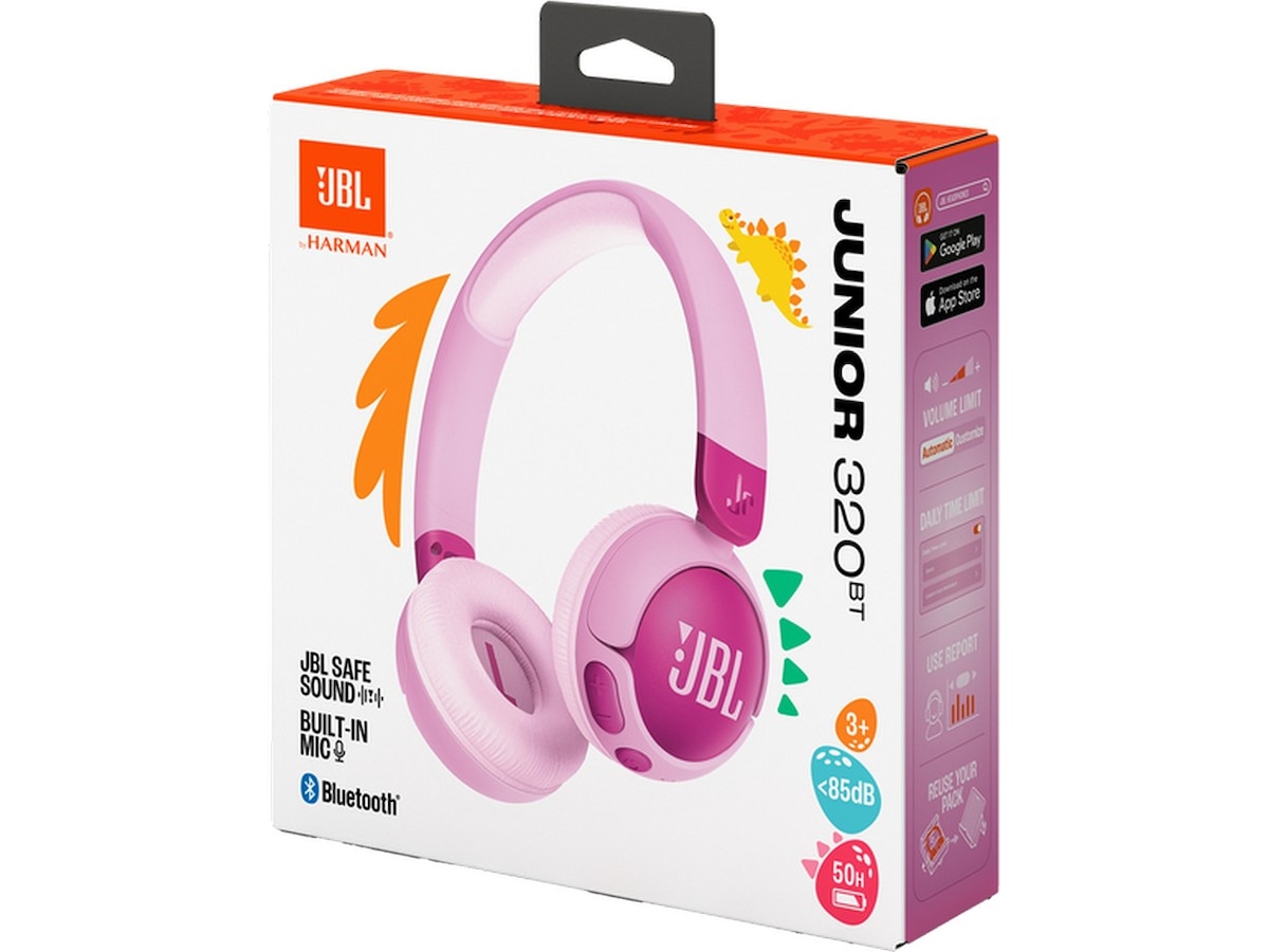 JBL Junior 320BT trådlösa hörlurar (lila) Hörlurar