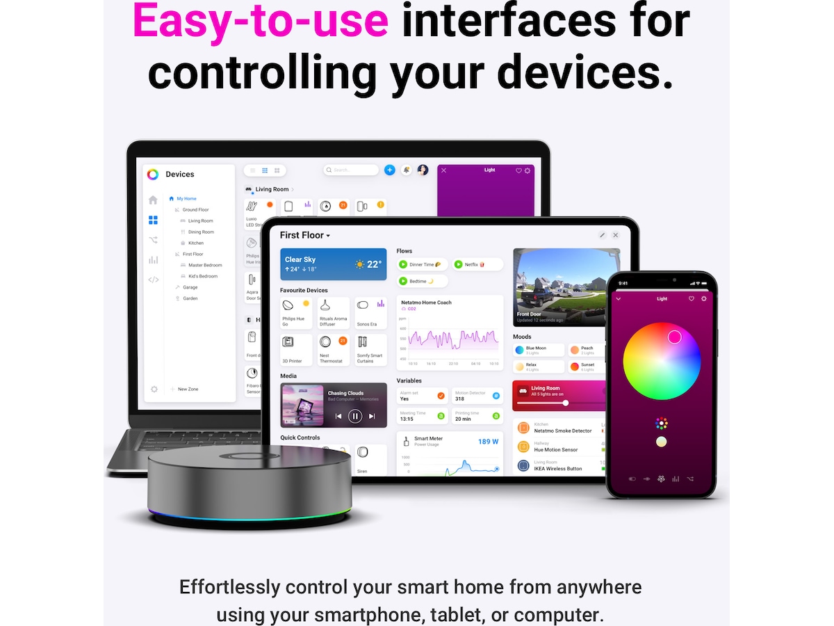 Athom Homey Pro (2026) Smart Home Hub Smarthub/ bridge