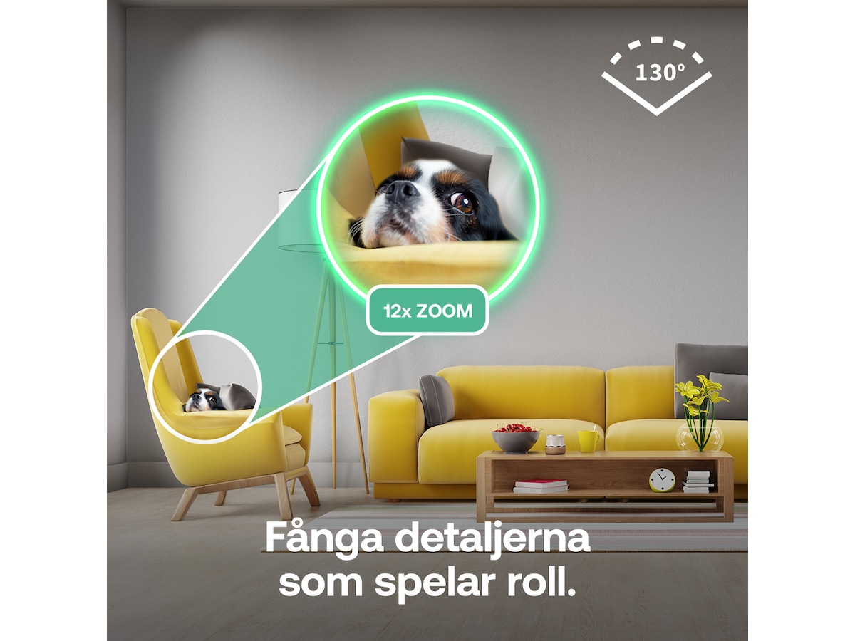 Arlo Essential 3 HD inomhus övervakningskamera 2-pack Övervakningskamera