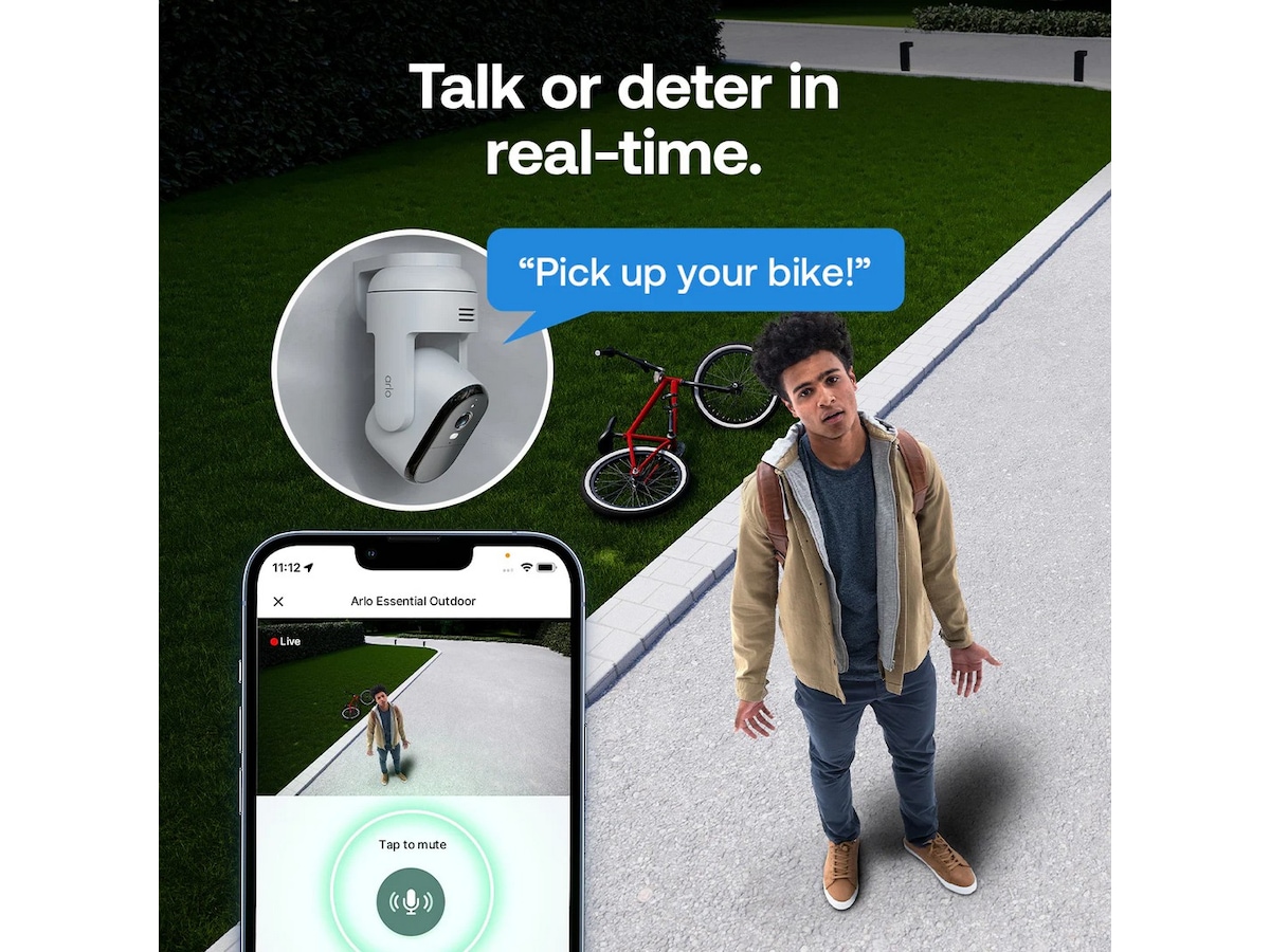 Arlo Essential 3 2k PTZ cam,  2-pk Övervakningskamera