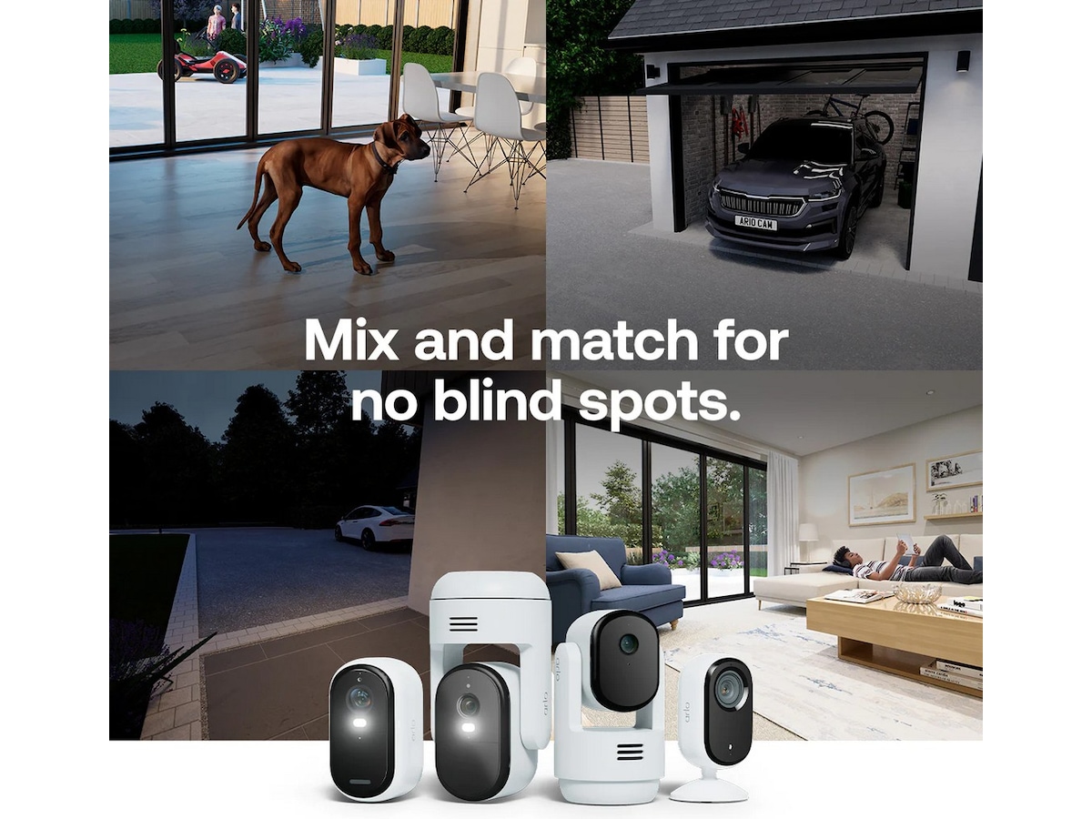 Arlo Essential 3 2K övervakningskamera 2-pack Övervakningskamera