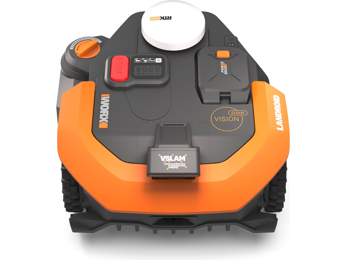 Worx WR318E Landroid Vision Cloud 1800m² Robotgräsklippare