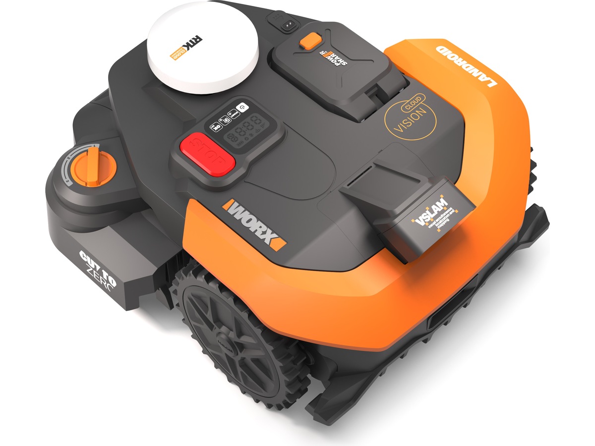 Worx WR318E Landroid Vision Cloud 1800m² Robotgräsklippare