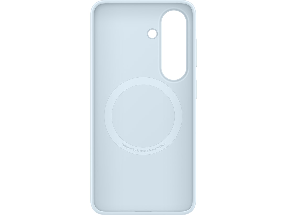 Samsung Galaxy S26 Magnet Silikonfodral (ljusblå) Mobilskal