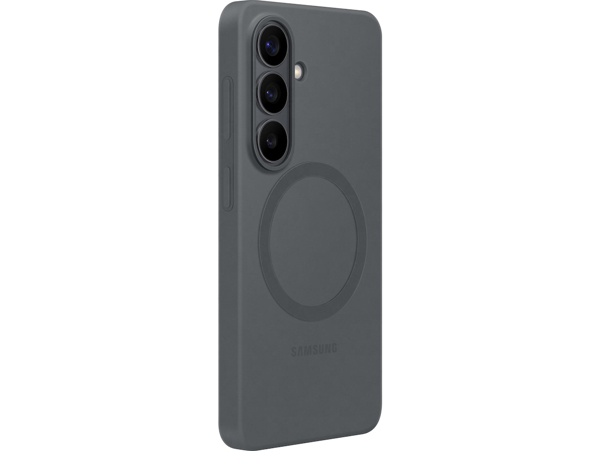 Samsung Galaxy S26 magnetiskt silikonfodral (svart) Mobilskal