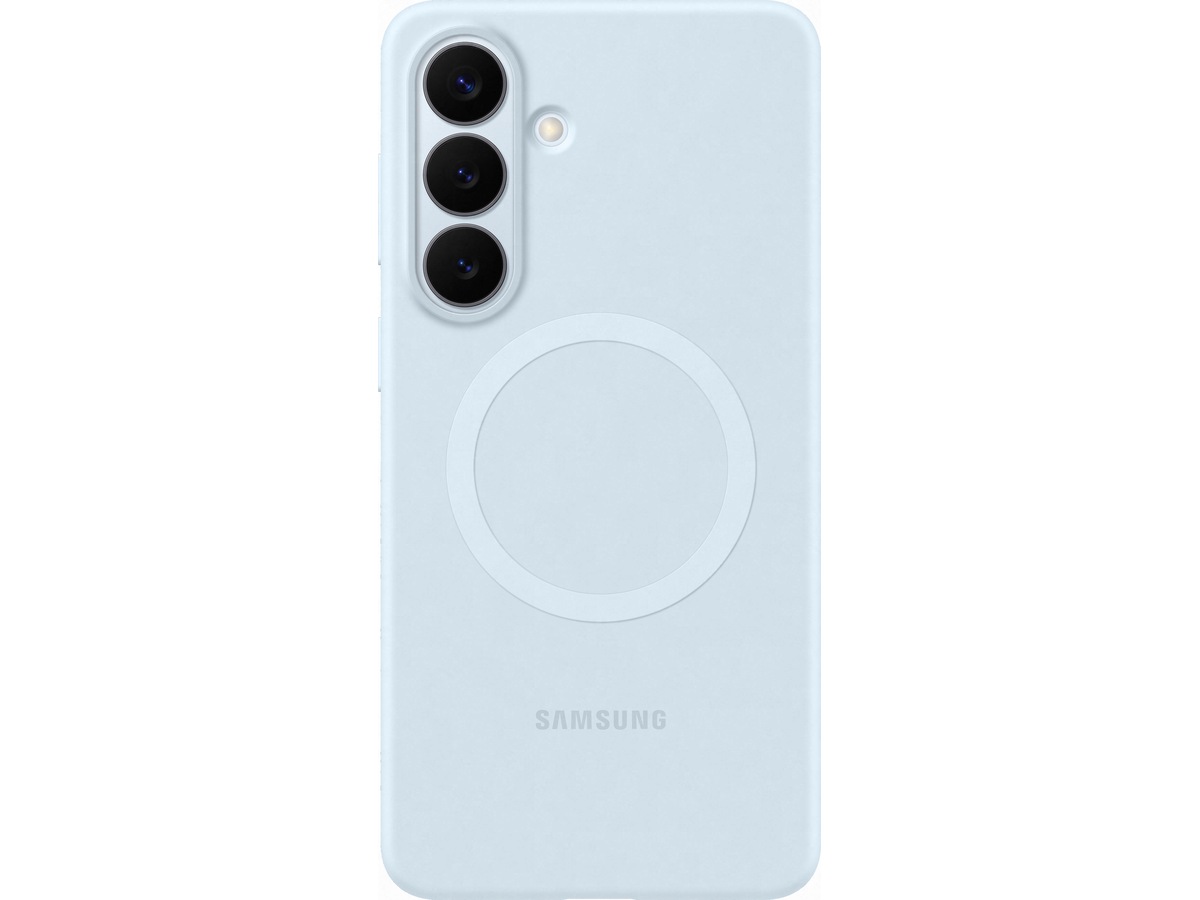 Samsung Galaxy S26+ Magnet silikonfodral (light blue) Mobilskal