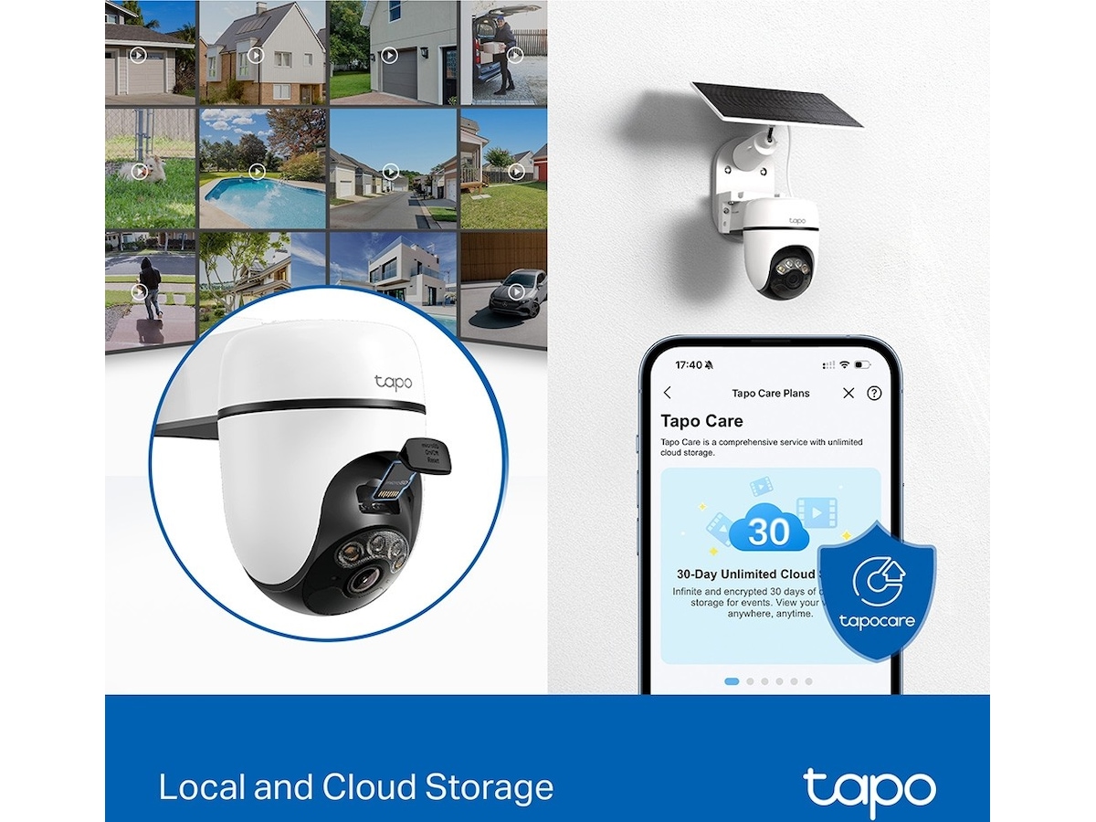 TP-Link Tapo C610 KIT övervakningskamera, solcellsdriven Övervakningskamera