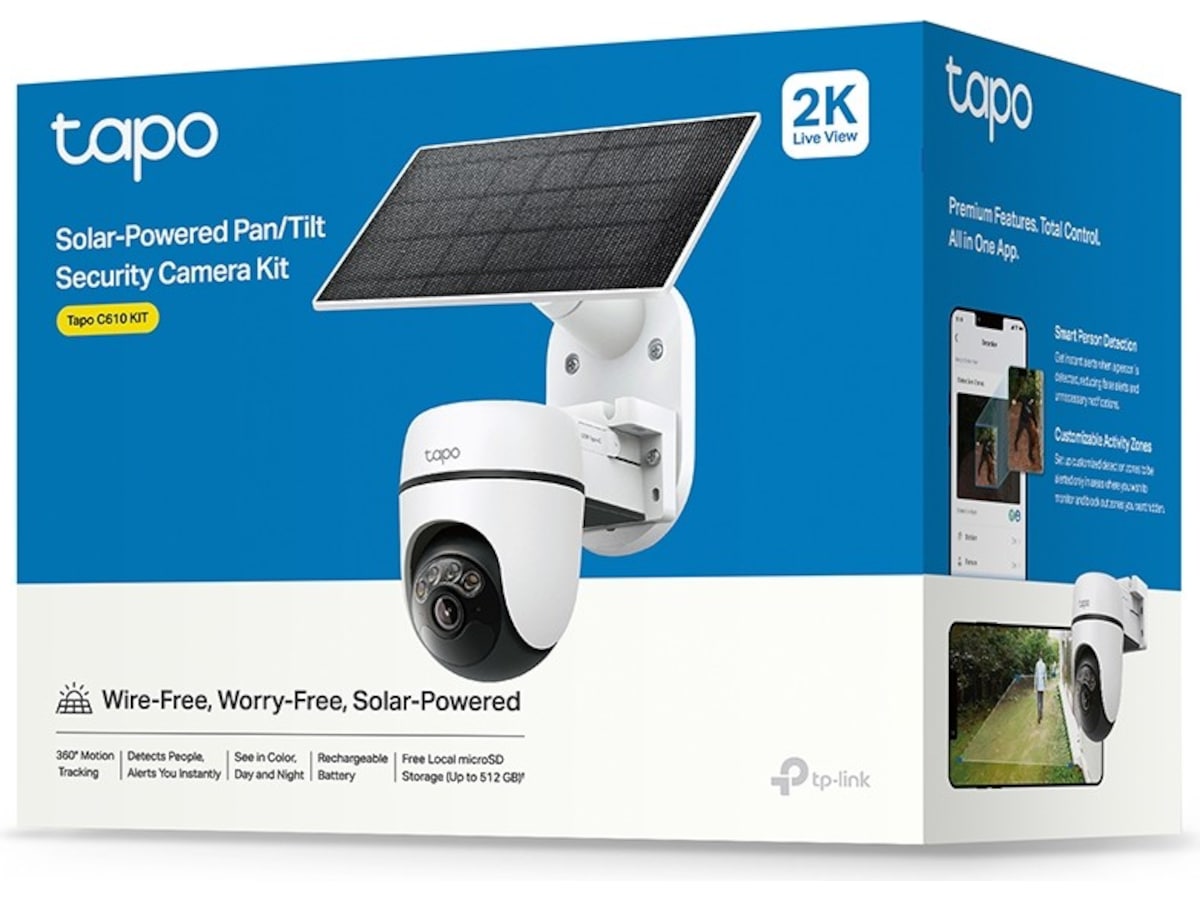 TP-Link Tapo C610 KIT övervakningskamera, solcellsdriven Övervakningskamera