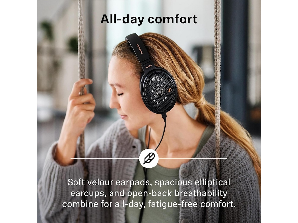 Sennheiser HD660S 2 öppna hörlurar, over-ear (svart) Hörlurar