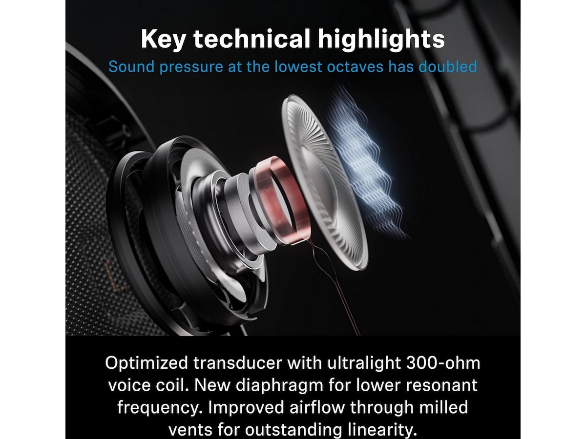 Sennheiser HD660S 2 öppna hörlurar, over-ear (svart) Hörlurar