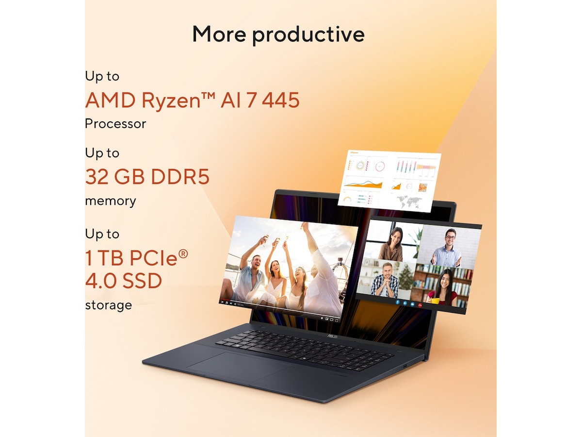 ASUS Vivobook 18 D1807GA 18" WUXGA Datorer - Bärbara / laptop