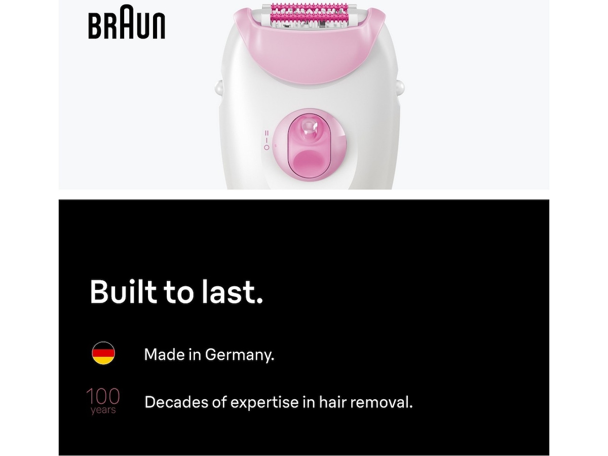 Braun Silk·épil 3 epilator (rosa) Epilator & IPL-hårborttagning