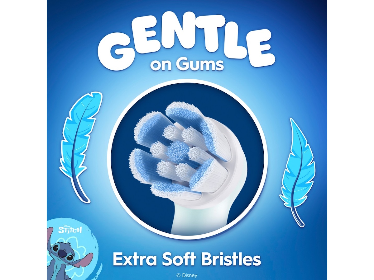 Oral-B iO Kids 6+ Disney Stitch borsthuvuden (3 st) Tandborsthuvud