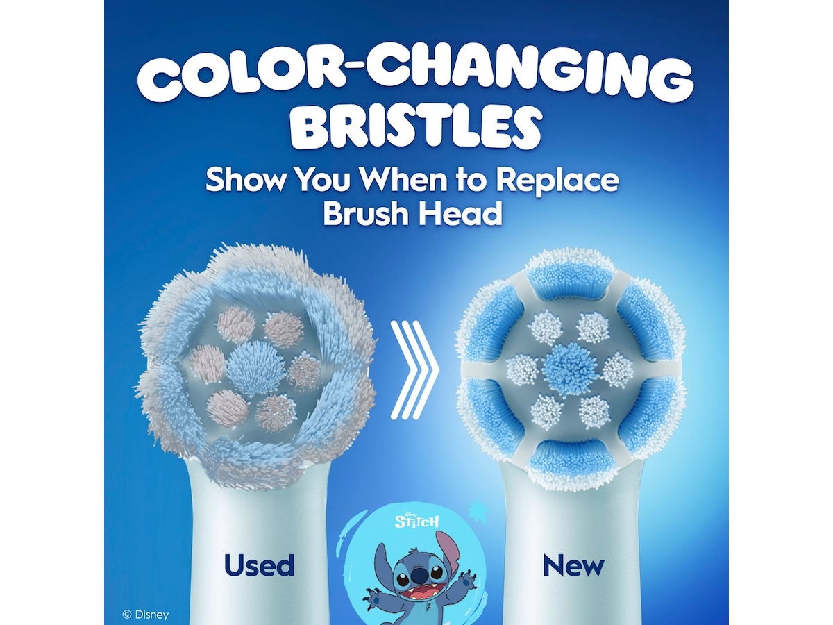 Oral-B iO Kids 6+ Disney Stitch borsthuvuden (3 st) Tandborsthuvud