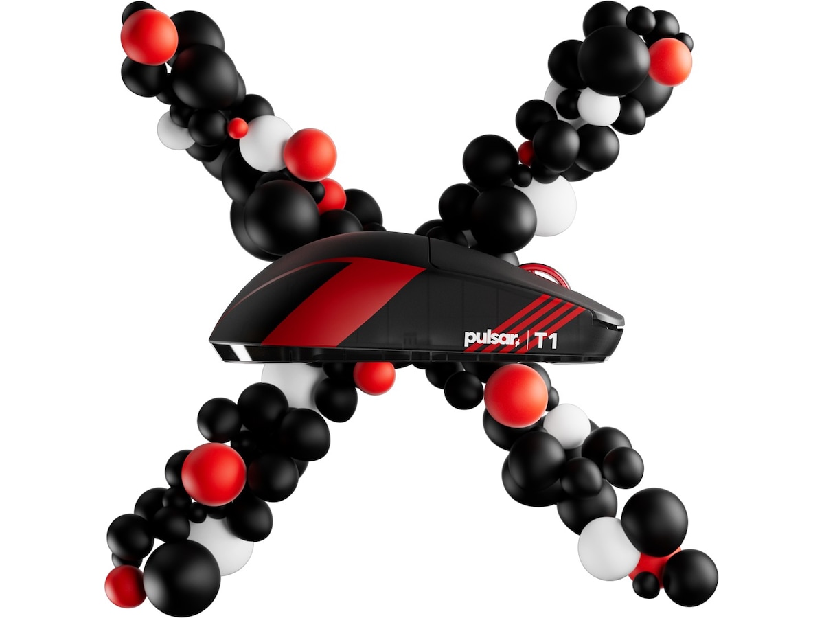 Pulsar X2 CRAZYLIGHT Mini trådlös gamingmus T1 Edition (svart) Gamingmus
