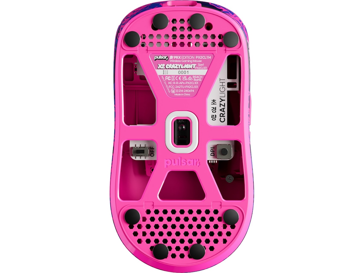 Pulsar X2 CRAZYLIGHT mini trådlös gamingmus PRX Edition Gamingmus
