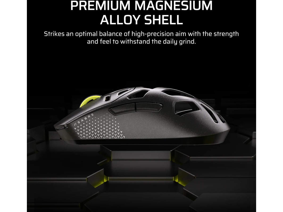 Corsair Sabre v2 Pro spelmus (vit) Gamingmus
