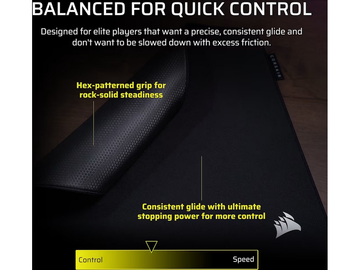 CORSAIR MM PRO stor control gaming musmatta (svart) Gamingmusmatta