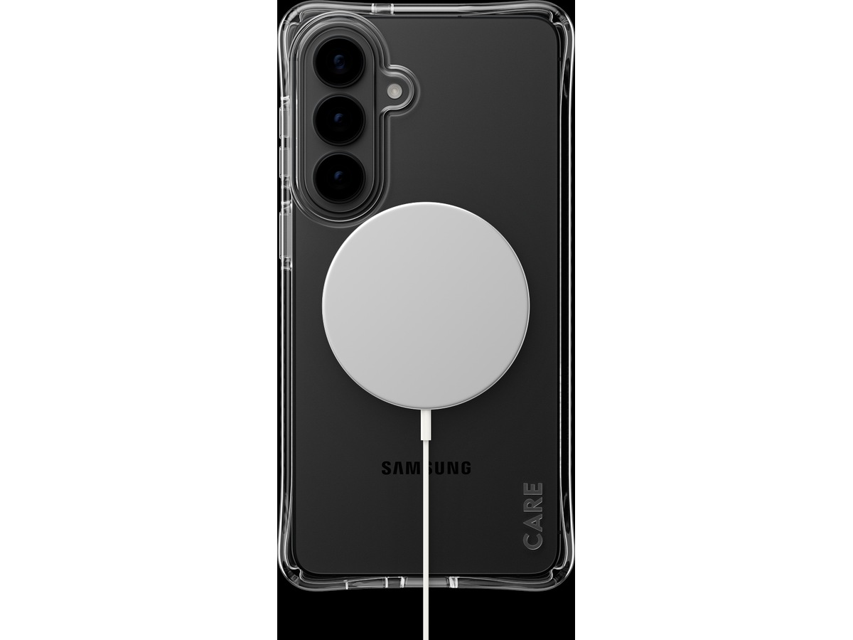 PanzerGlass CARE Galaxy S26 Samba Hardcase fodral (genomskinligt/vitt) Mobilskal