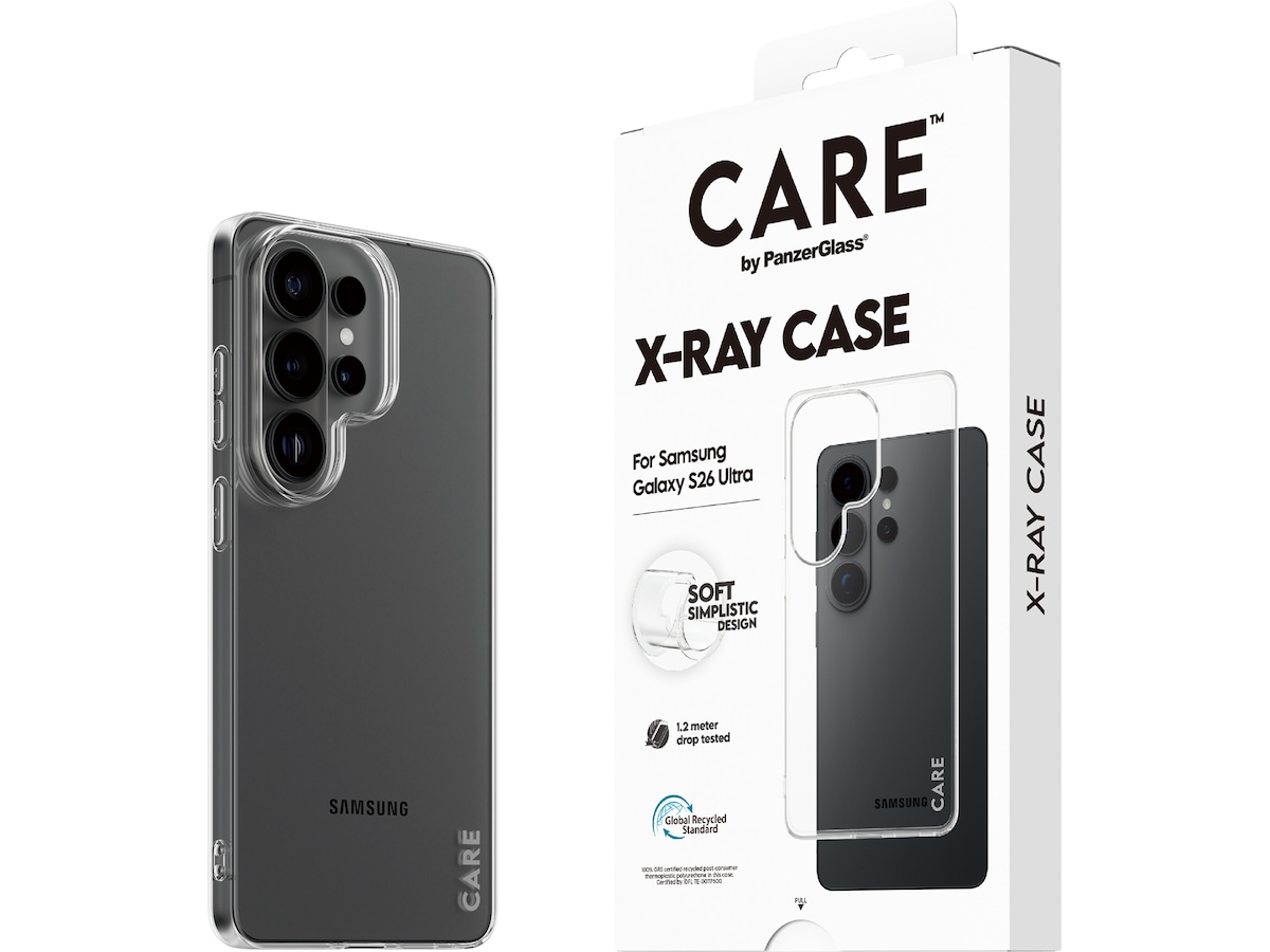 PanzerGlass CARE Galaxy S26 Ultra X-Ray fodral (genomskinligt) Mobilskal