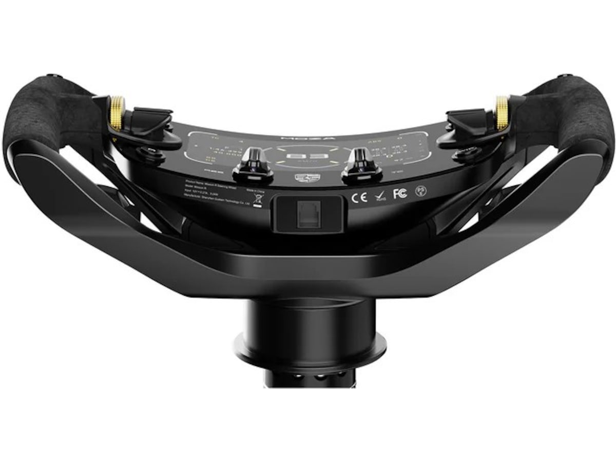 MOZA Porsche MISSION R Simracing Steering Wheel Ratt och pedaler